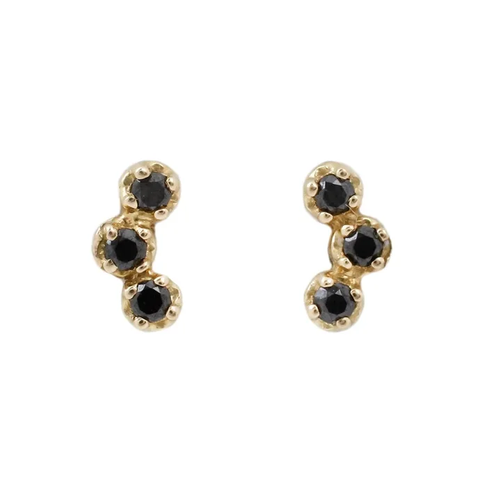 Orion Black Diamond Earrings