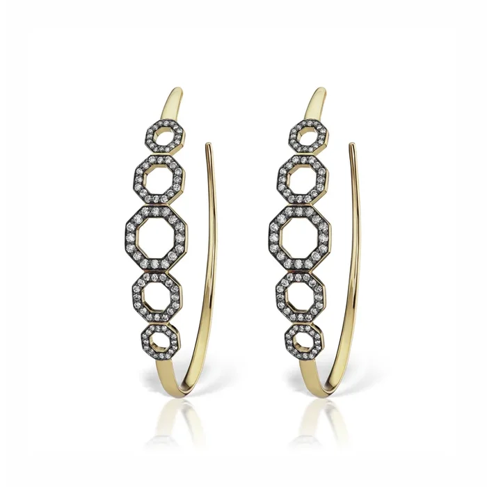 Otto Vertical Hoop Earrings