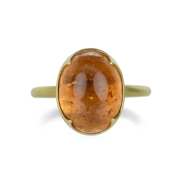 Oval Imperial Topaz Ring