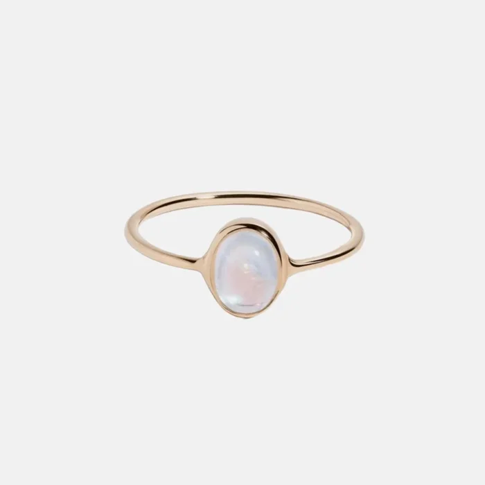 Oval Moonstone Ring