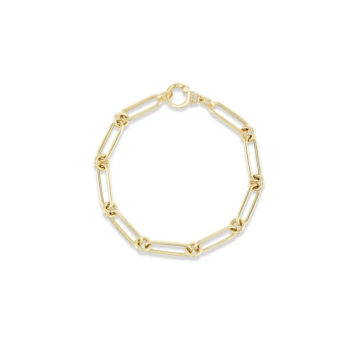 Oval Round Chain Bracelet