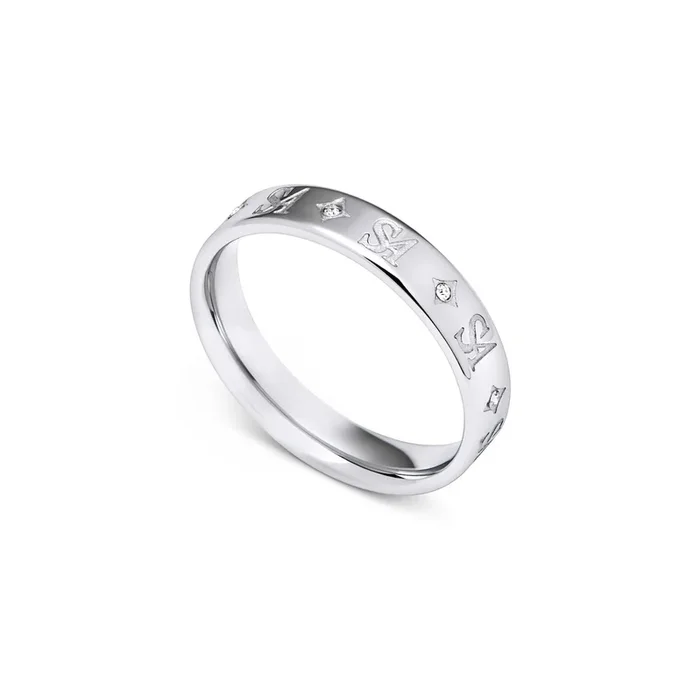 Own Way Monogram Ring (Silver)