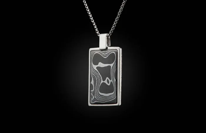 P44 “Damascus Shift” Pendant