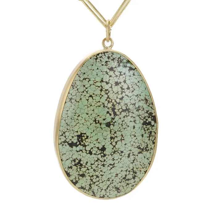 Pale Green Turquoise Pendant (Pendant Only)