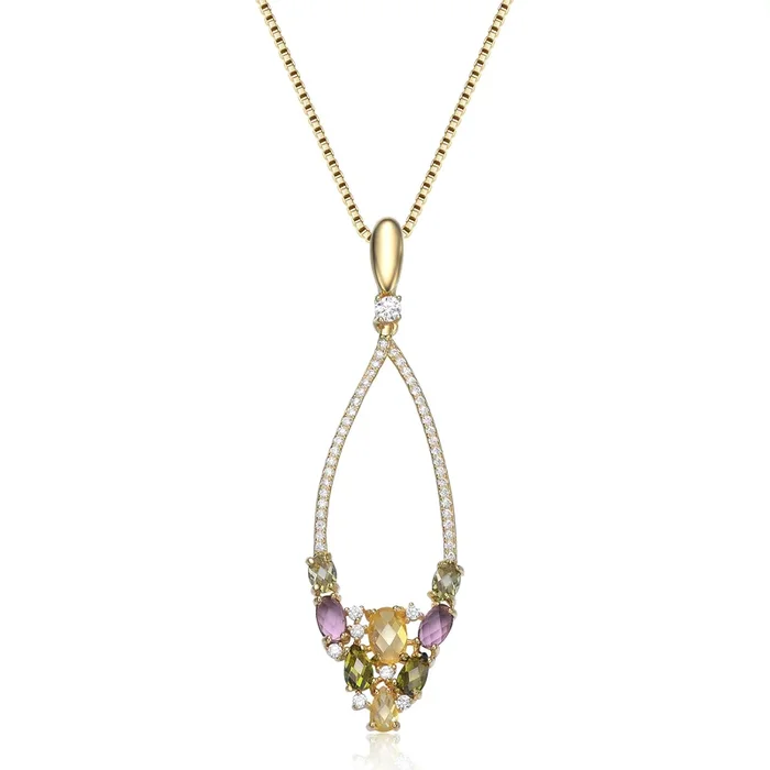 Palette Amande Golden Necklace