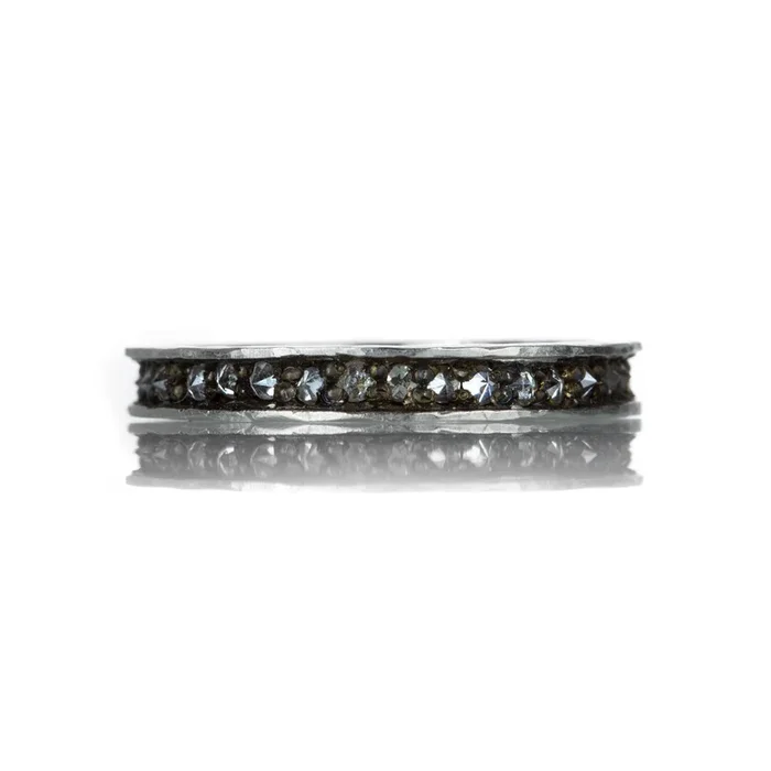 Palladium Diamond Eternity Band