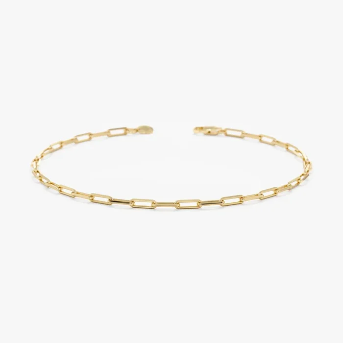 Paperclip Chain Bracelet – 1.7mm, Talia