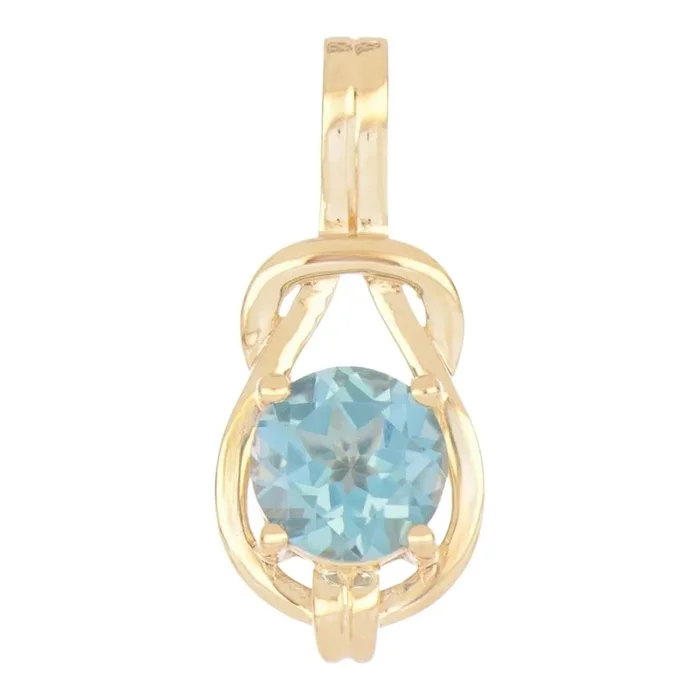 Paraiba Topaz Pendant (Paraiba Topaz 1.4 cts.)