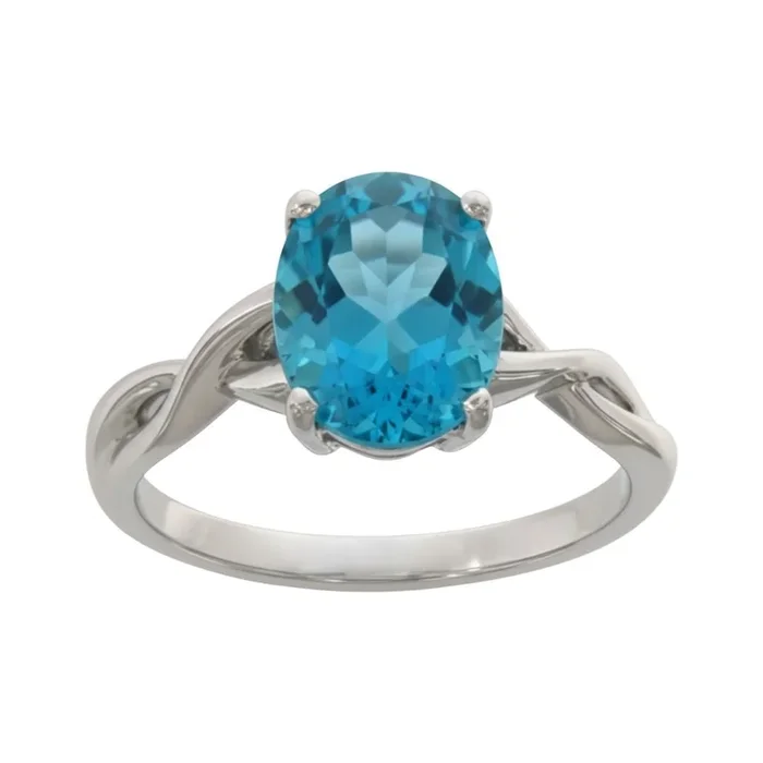 Paraiba Topaz Ring (Paraiba Topaz 2.97 cts.)