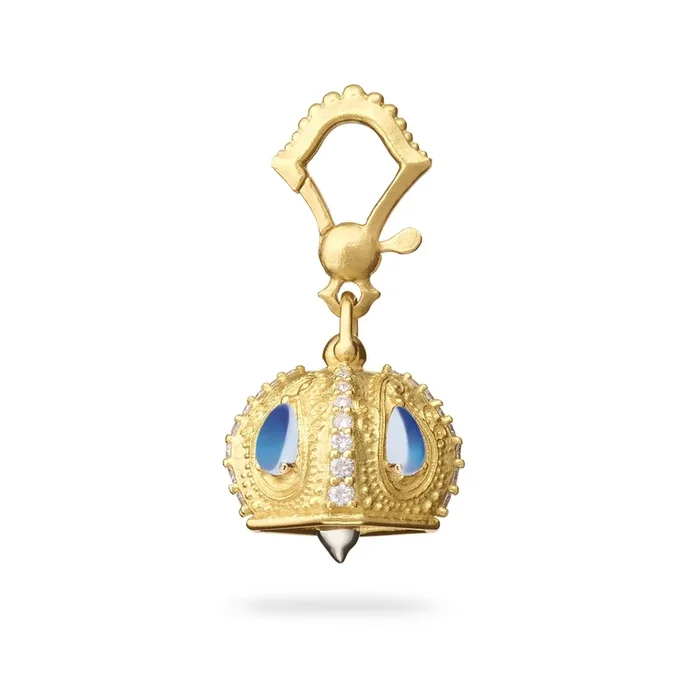 Paul Morelli Moonstone & Diamond Raja Meditation Bell #2