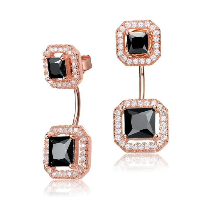 Pauline Black Drop Earrings