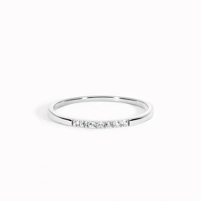 Pave Band Silver – Miriam