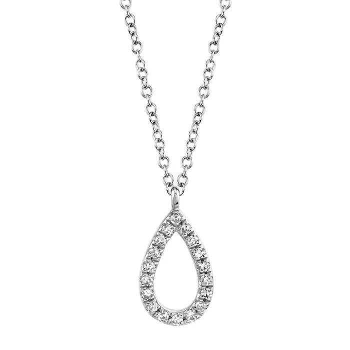 Pear Diamond Necklace