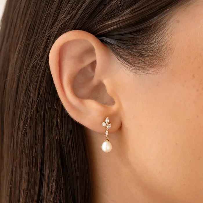 Pearl Drop Earrings – Ariana