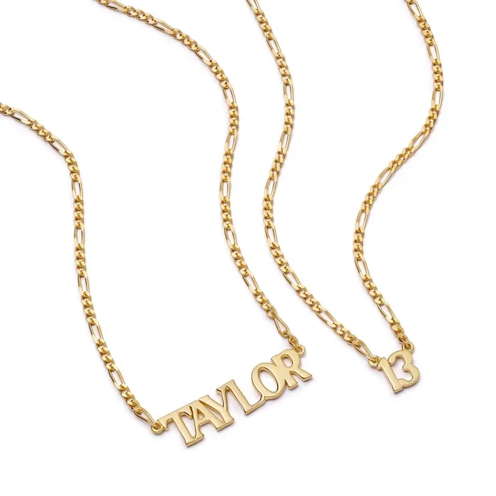 Personalised Name Necklace 18ct Gold Plate (Taylor’s Version)