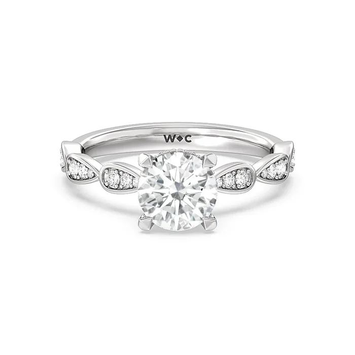 Petal Hidden Halo Engagement Ring – Home Preview