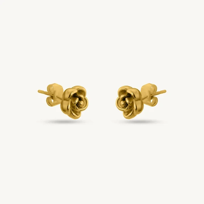 Petalia Gold Studs