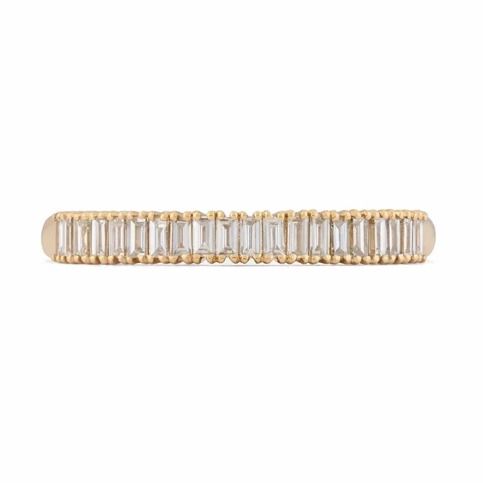 Petite Baguette Diamond Wedding Band