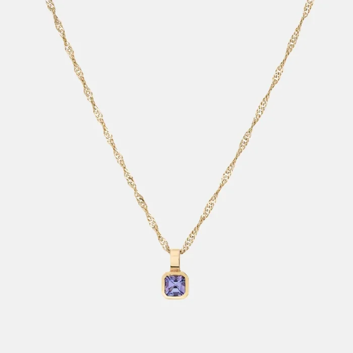 Petite Iris Asscher Charm