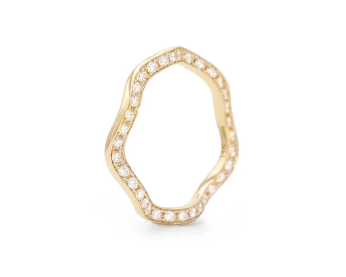 Petite Pavé Echo Ring
