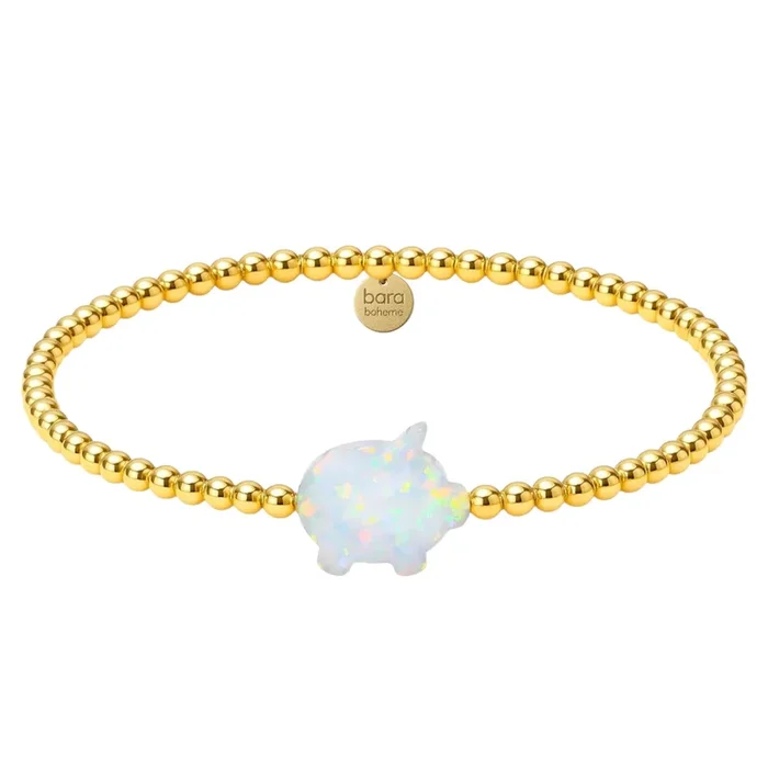 Pig | Beaded Opal Bracelet