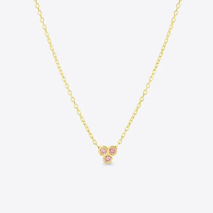 Pink Diamond Blossom Pendant
