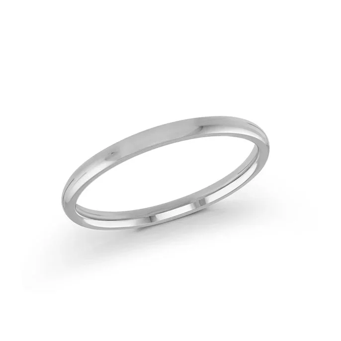 Platinum 2mm Polished Band