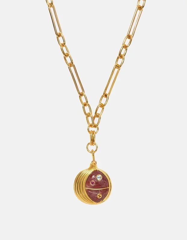 Pomegranate Pendant Necklace