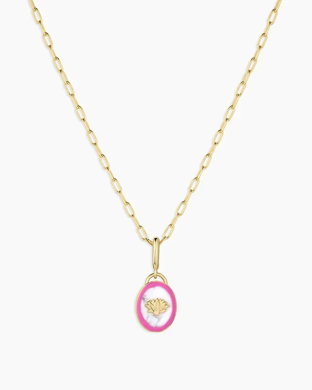 Power Gemstone Parker Charm Necklace Calming