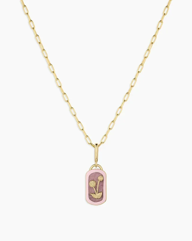 Power Gemstone Parker Charm Necklace Compassion