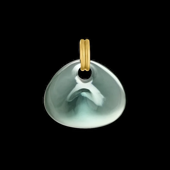 Prasiolite Prunt Pendant