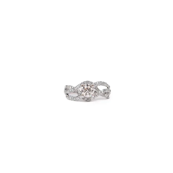 Pre-Owned Diamond Twist Engagement Ring