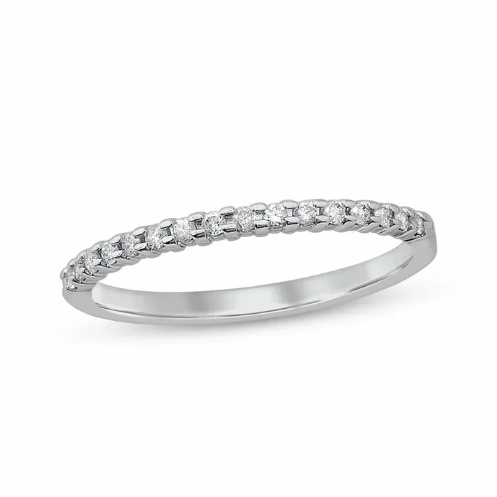 Pre-Owned Kay 1/6ct Round-cut Diamond Ring in 10k White Gold