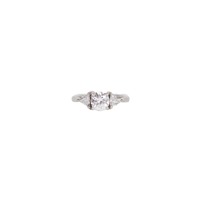 Pre-Owned Three Stone Diamond Engagement Ring