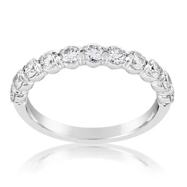 PRECISION SET New Aire Silk Diamond Wedding Band