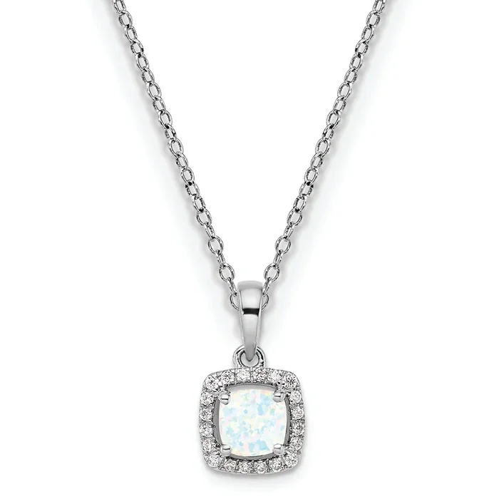 Prism Glow Opal Pendant
