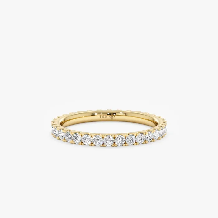 Prong Set Diamond Eternity Band, Millenia