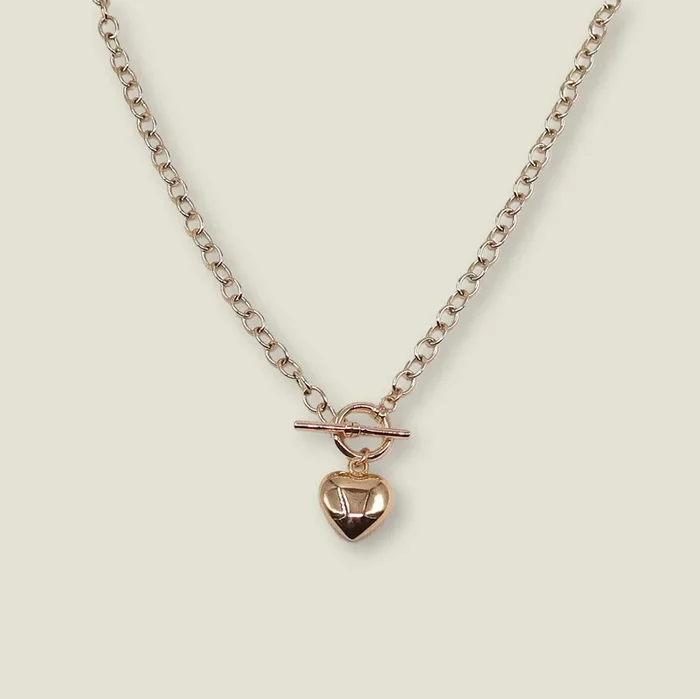 Puff Heart Necklace