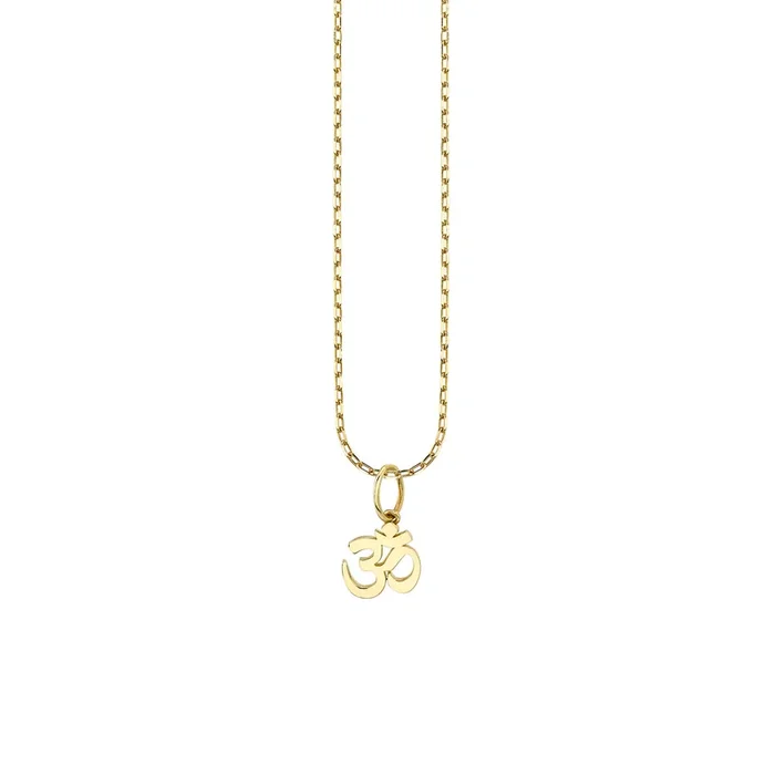 Pure Gold Tiny Om Charm