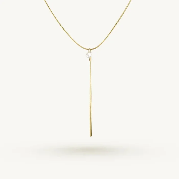 Pure Lustre Lariat Necklace