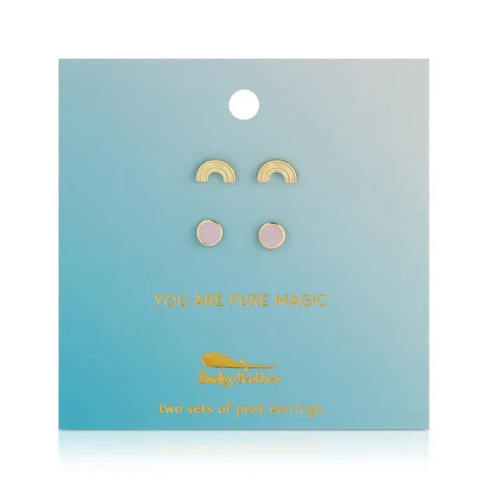 Pure Magic – Rainbow + Disc Studs