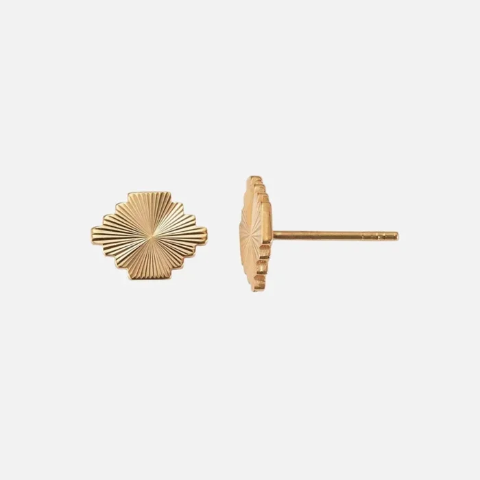 Puzzle Stud Earrings