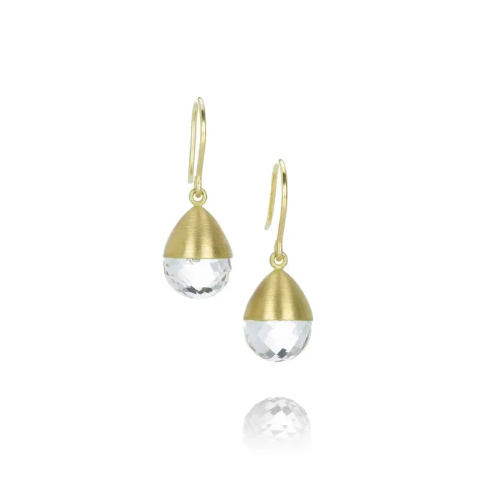 Quartz Buoy Earrings