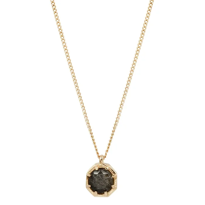 Quartz Octagon Necklace