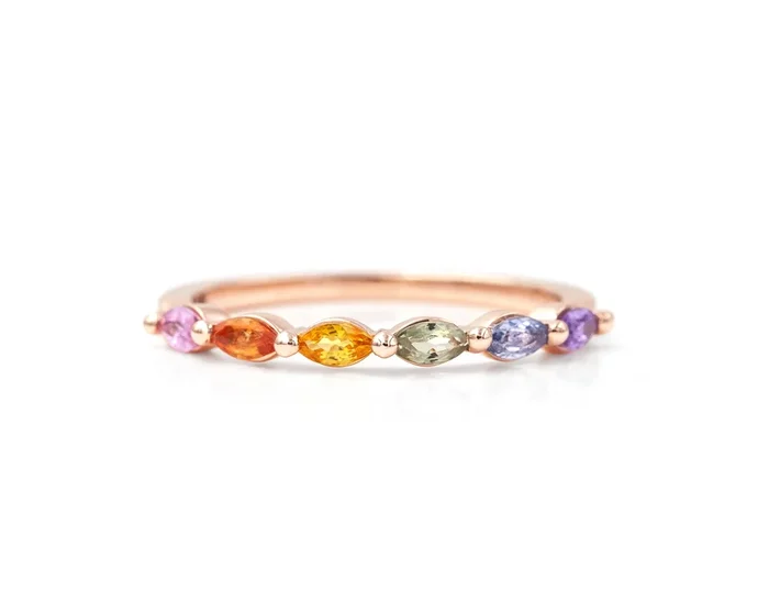 Rainbow Sun King Ring