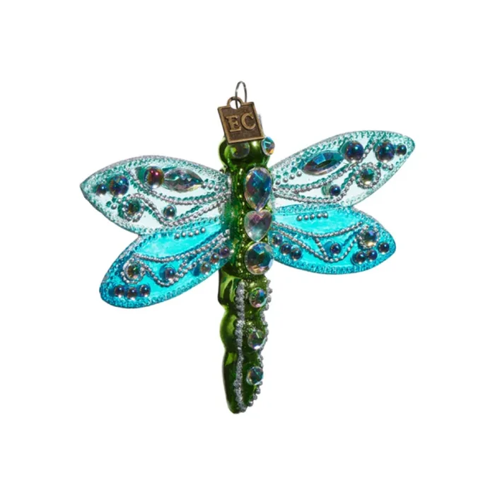Raz Imports 4.5″ Blue Fantasy Dragonfly Ornament