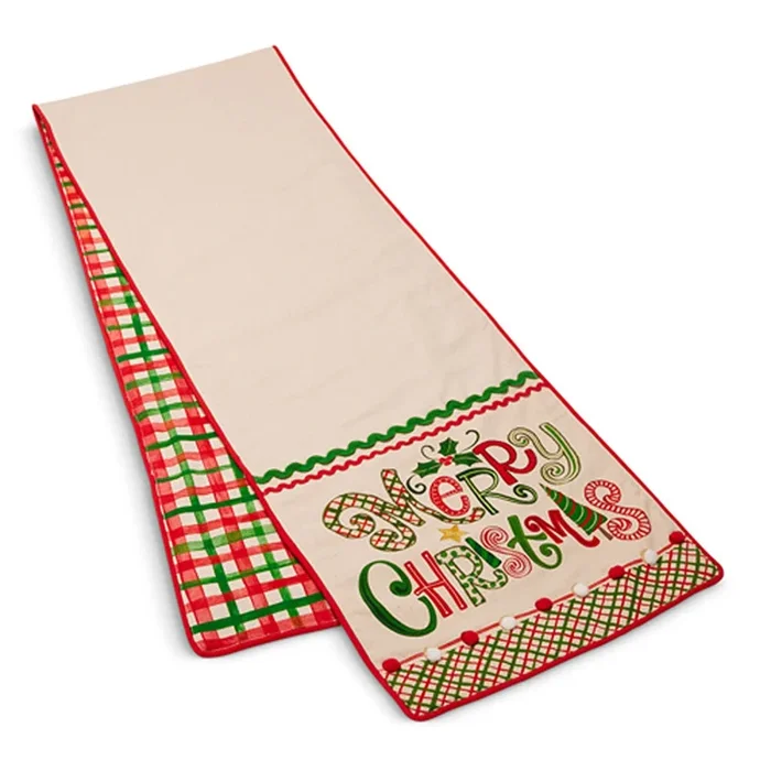 Raz Imports 90″ Whimsy of Christmas Table Runner