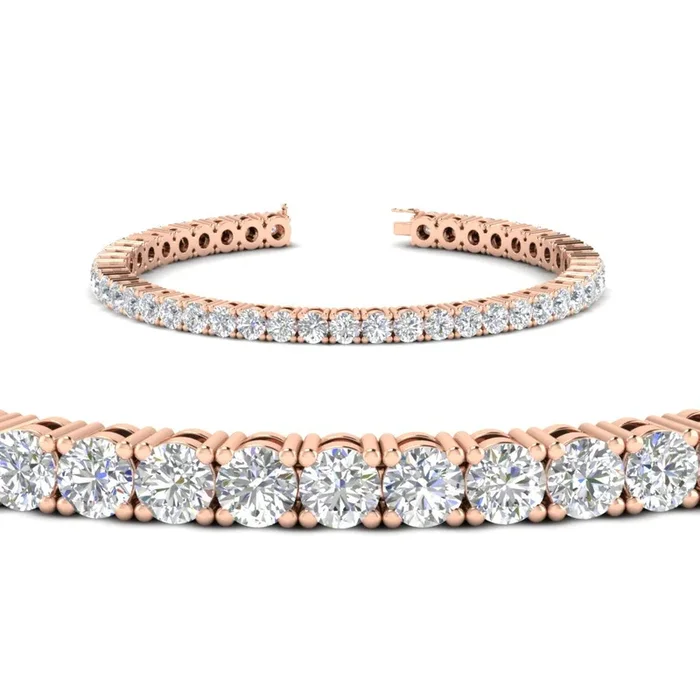 Real Diamond Tennis Bracelet 9 Carat