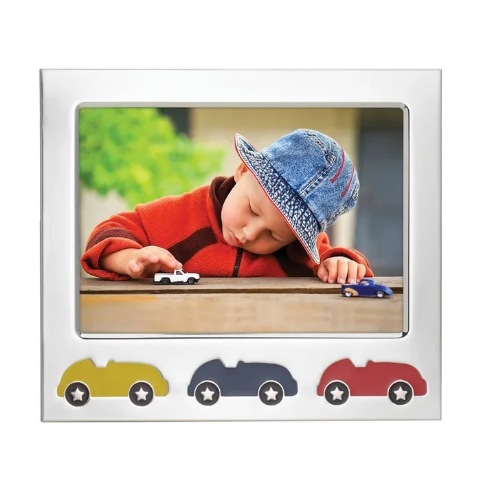 Reed & Barton Race Car Silverplate 5×7 Frame