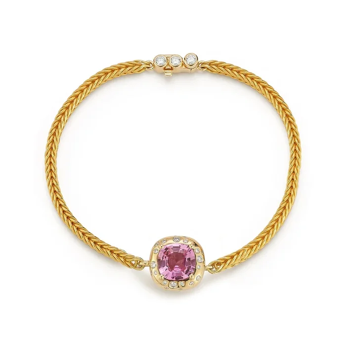 Reese Bracelet – Pink Spinel